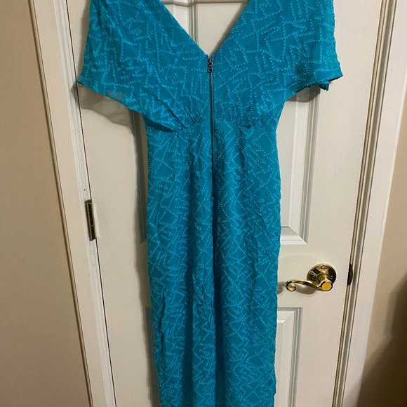 NWT Alice & Olivia Marine Blue Dress - Picture 5 of 8